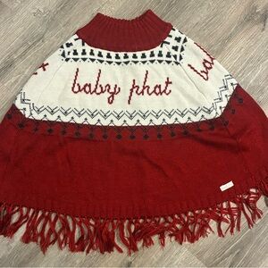 Baby Phat Red Knit Label Sweater